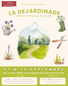 Week-end de fermeture du Jardin des Cimes pour la saison 2025!